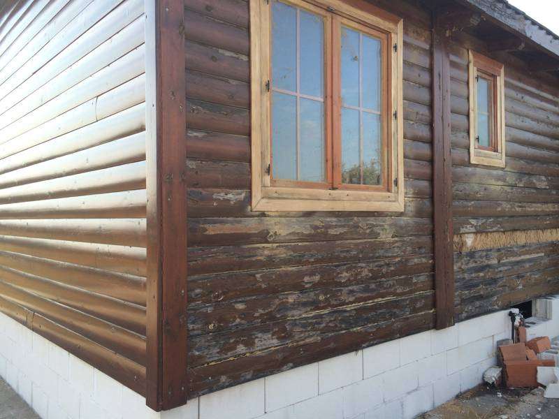 Pintar casa de madera exterior
