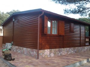 Casa de madera de 43 m2