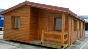 Casa de madera de 70 m2 y 3 habitaciones